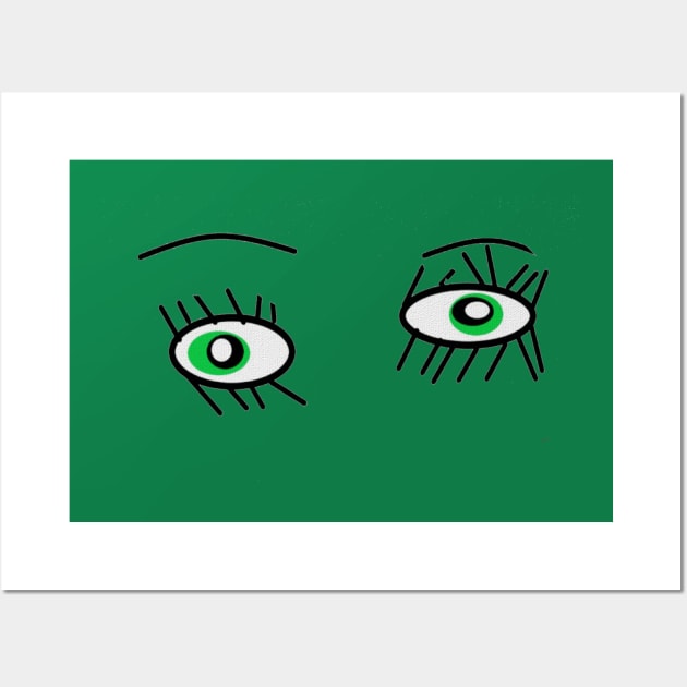 Green Eyes Wall Art by Through The Eyes of Jazzmin